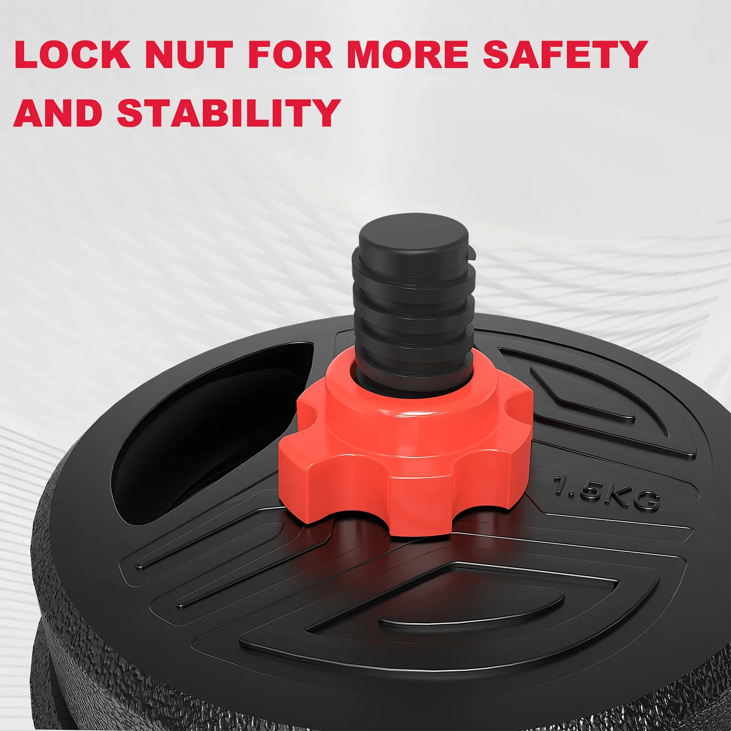 3-in-1 Dumbbells Set 20 kg Adjustable Dumbbells with Extra Barbell Bar Plastic-Coated Weight Plates Fitness Exercise Home Gym