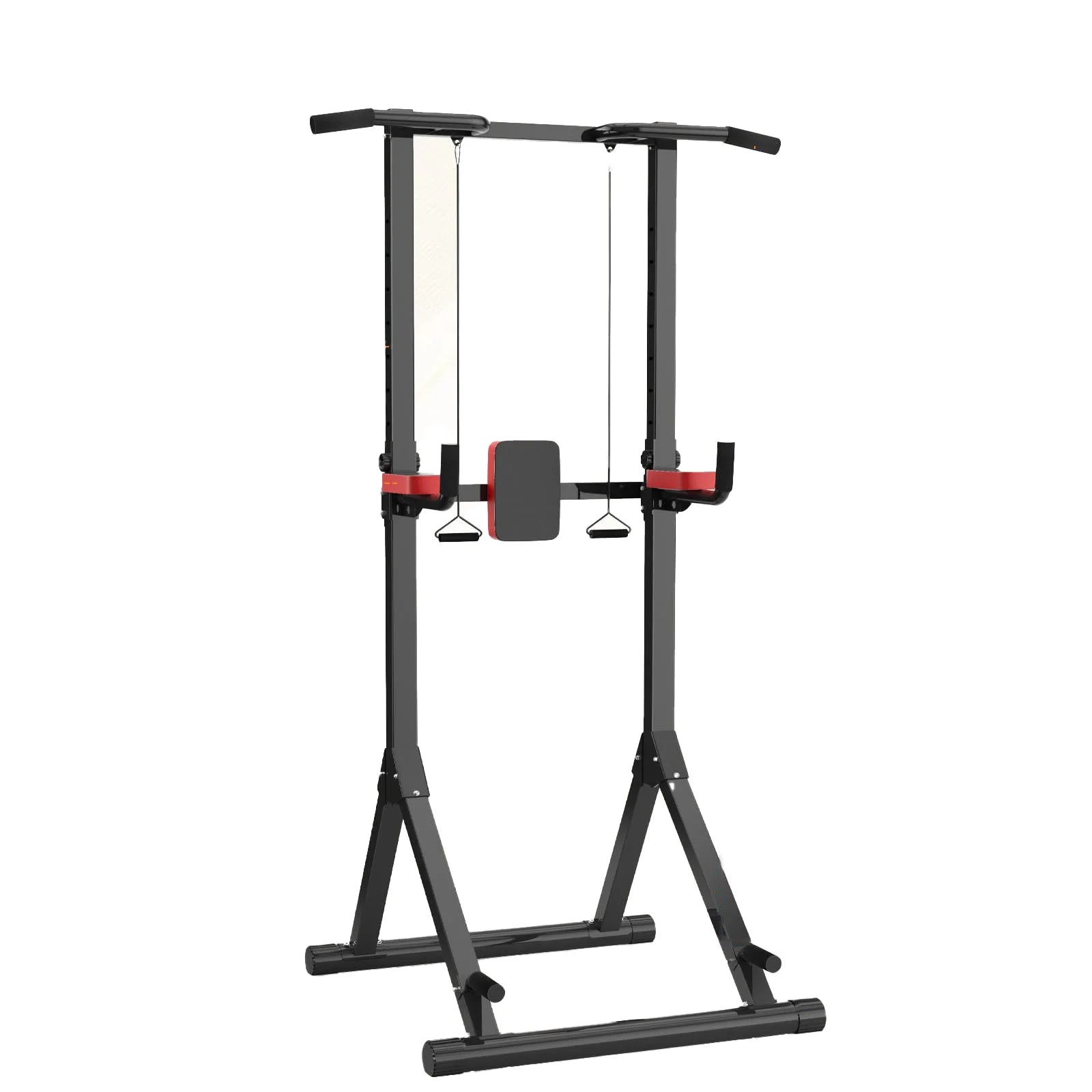 Power Tower Dip Station Pull Up Bar Adjustable Multi-Function Power Tower Abdominal Exercise for Home Fitness Workout Equipment